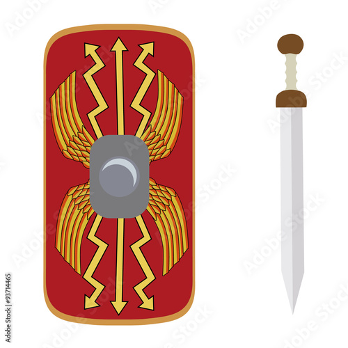 Shield and sword