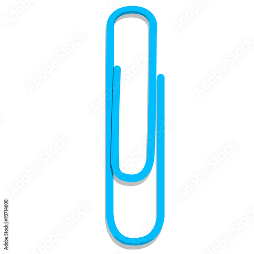 Blue paper clip