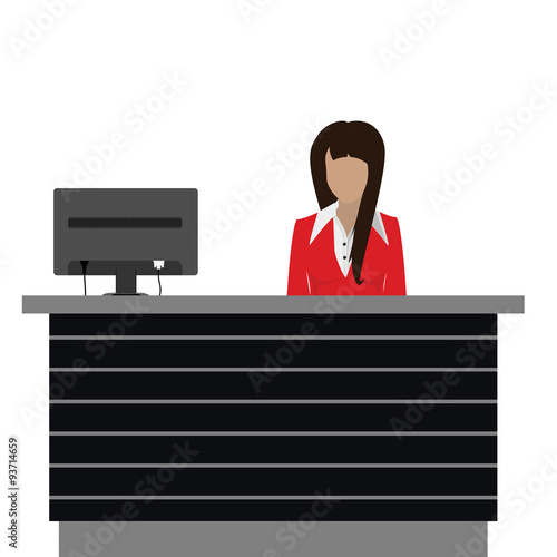 Reception desk