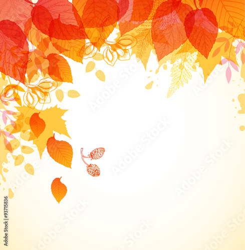 Abstract autumn background