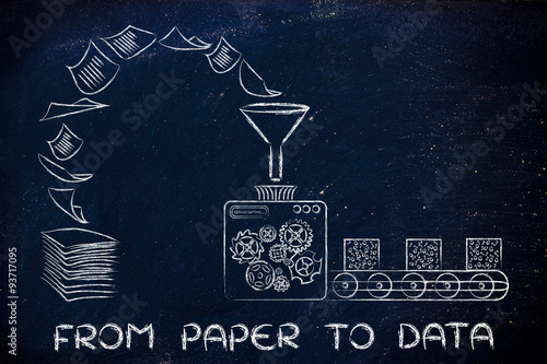 from paper to data: factory machines turning documents into orga