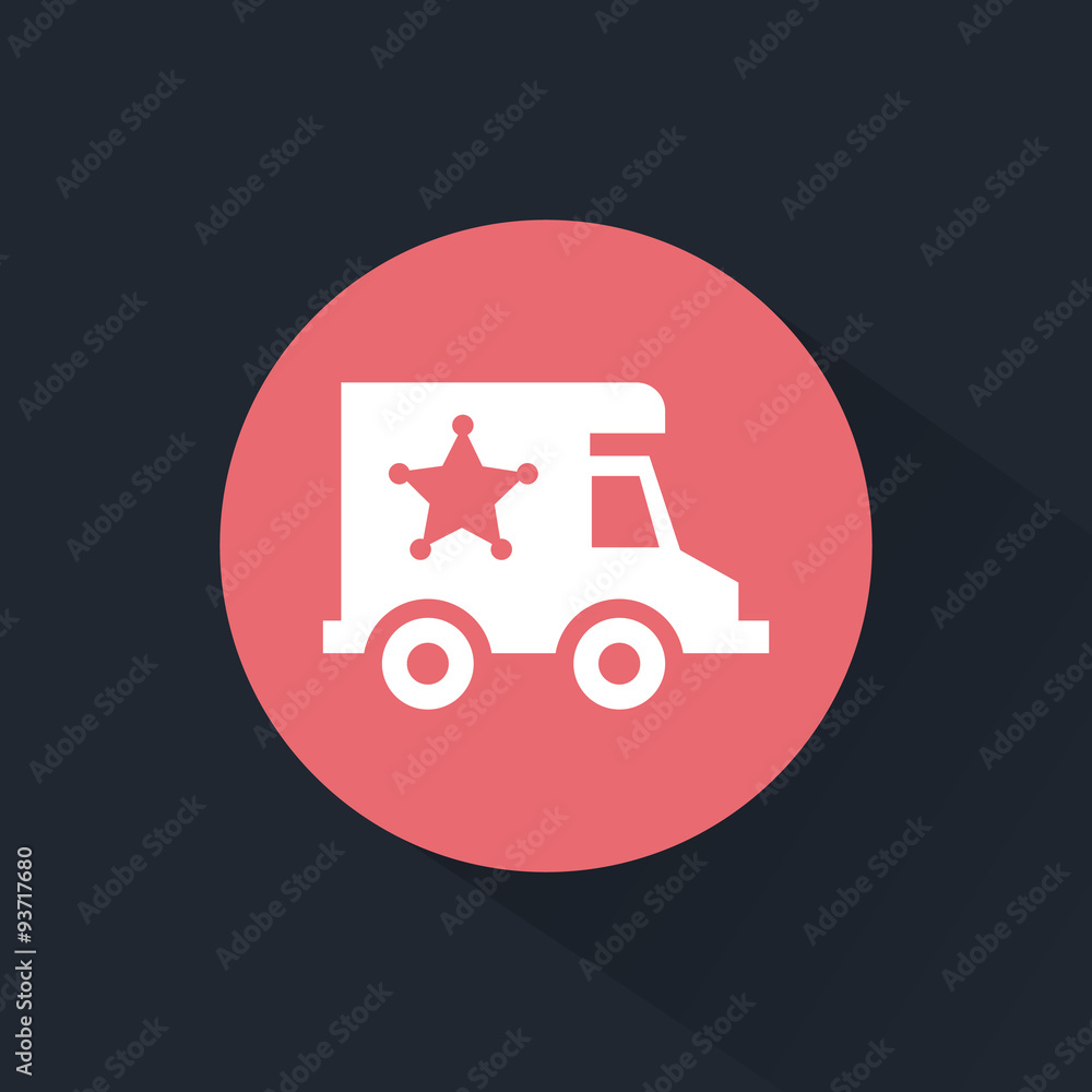 Security car icon Security car icon