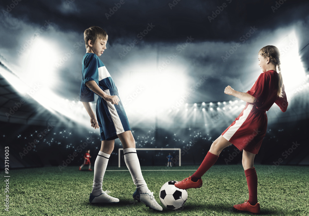 Fototapeta premium Football game