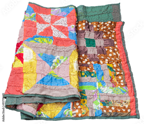 Canvastavla handmade scarf in the style of patchwork