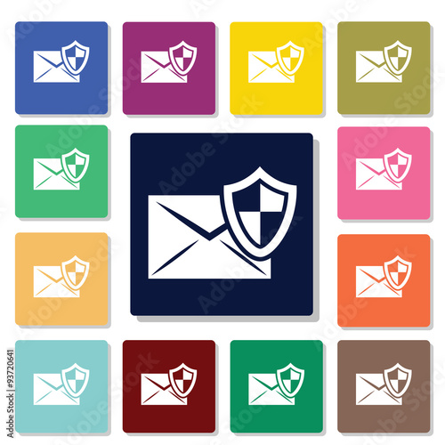 Protection of correspondence icon
