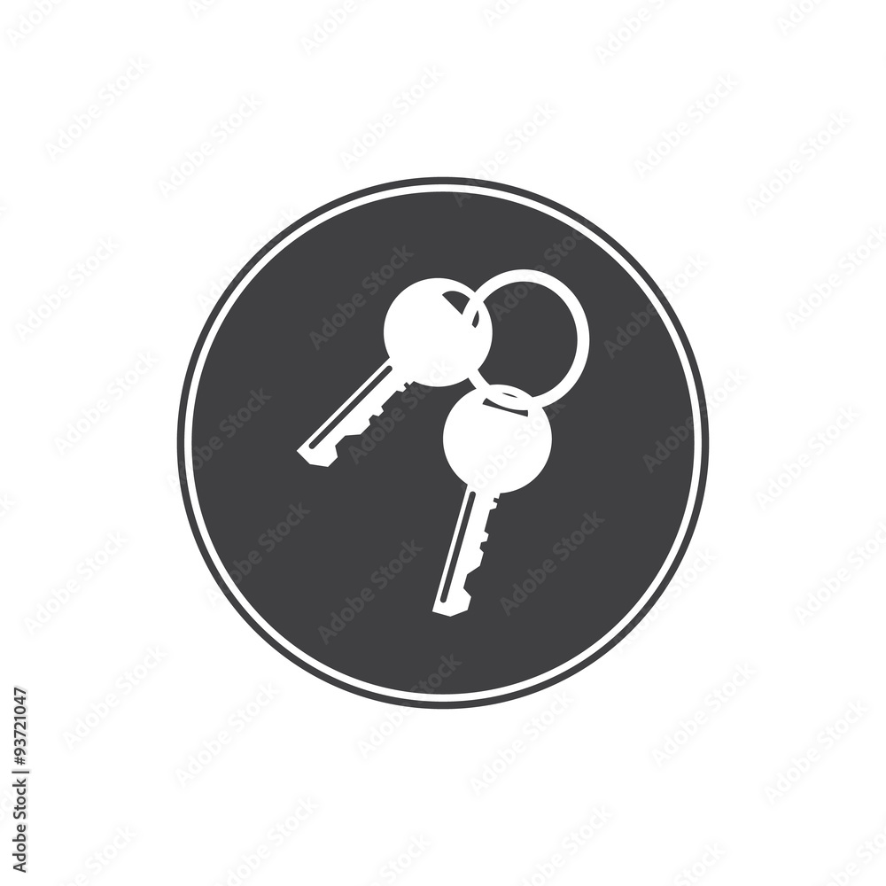 A set of keys icon