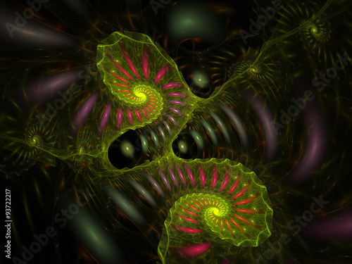 Abstract fractal background