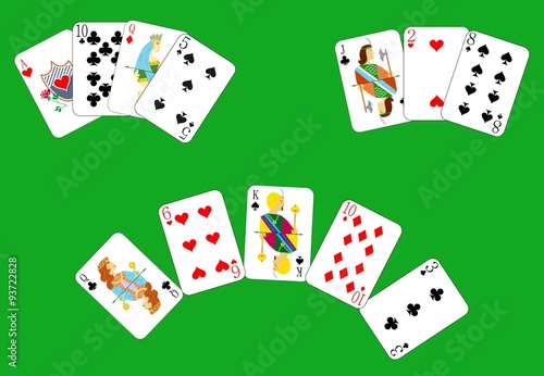 the playing cards