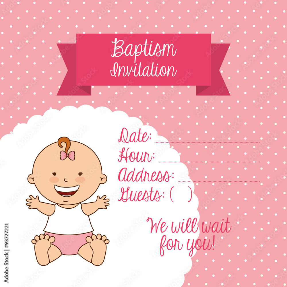 baptism invitation design baptism invitation design