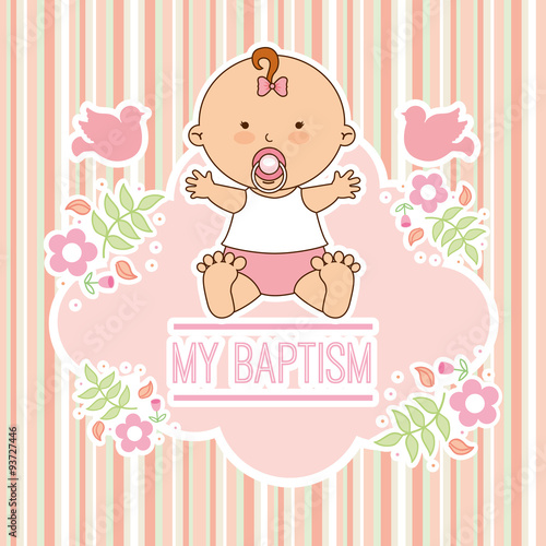 baptism invitation design