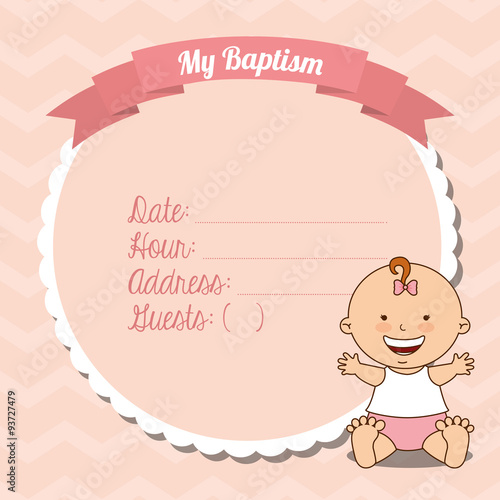 baptism invitation design