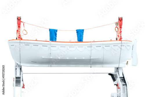 Принти на полотні Lifeboat on the davit