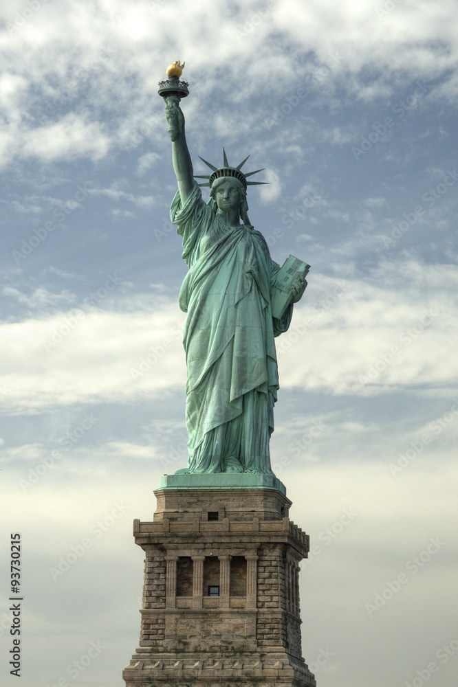 Fototapeta premium Statue of Liberty on Liberty Island, HDR, New York City, USA