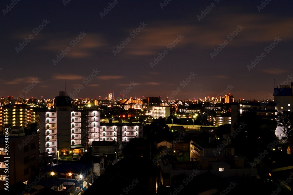 Fototapeta premium 都心風景