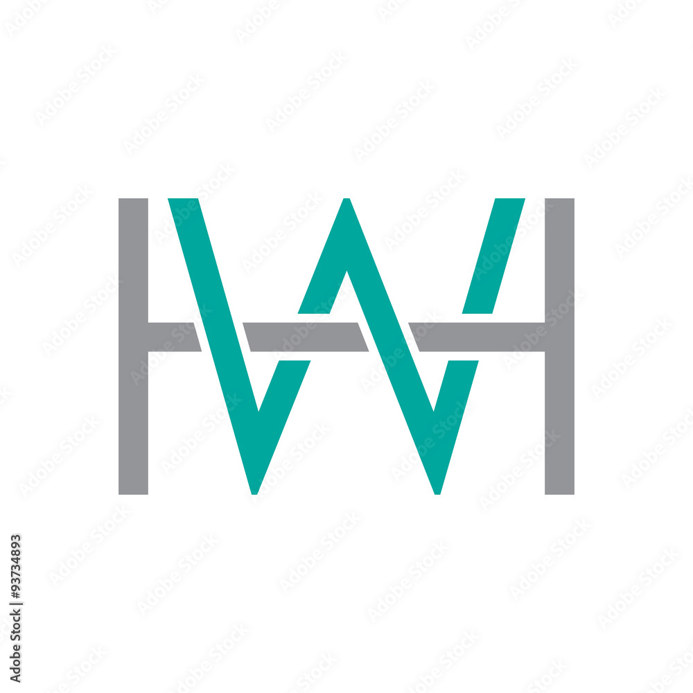 letter hw logo letter hw logo