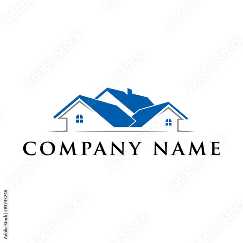 real estate house logo