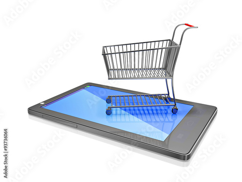 Shopping Cart on Touch Screen Smart phone