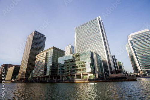 Windows of Skyscraper Business Office  Corporate building in London