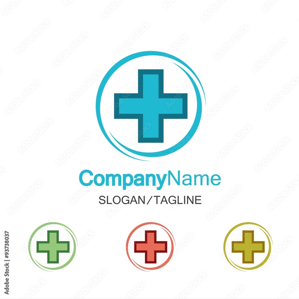 Medical logo icon vector Medical logo icon vector