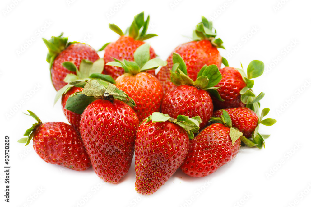 Strawberries isolated on white background Strawberries isolated on white background