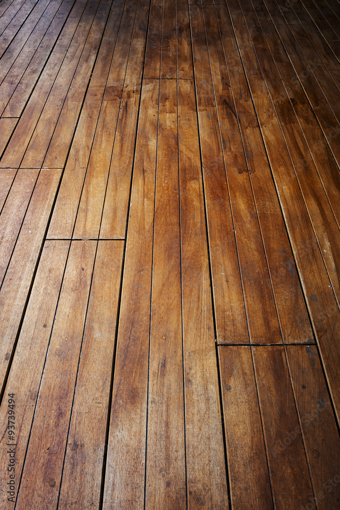 close-up image of aged wooden floor in building close-up image of aged wooden floor in building