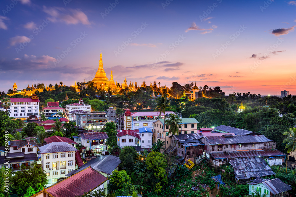 Fototapeta premium Yangon Myanmar