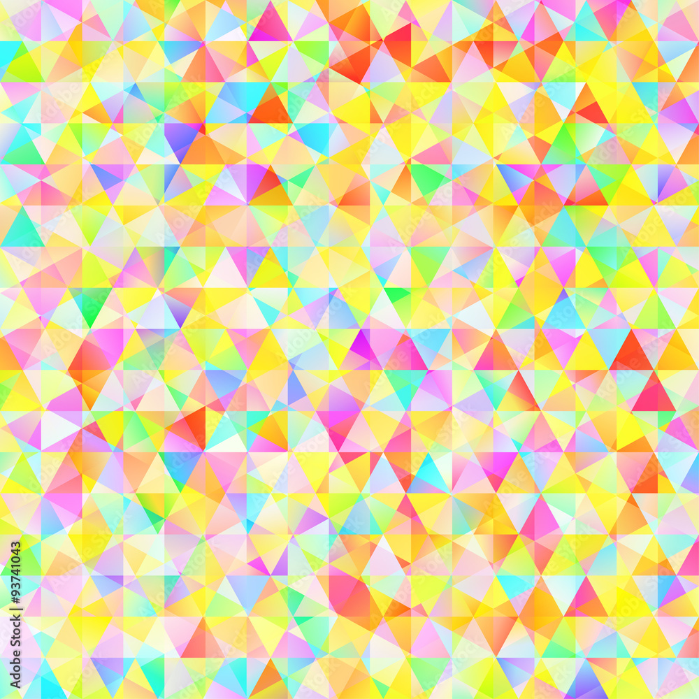 Colorful pattern with chaotic triangles Colorful pattern with chaotic triangles