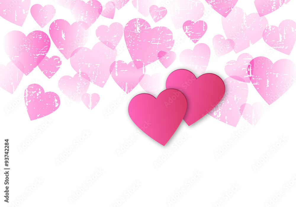 Heart shaped background for St. Valentine's Day Heart shaped background for St. Valentine's Day