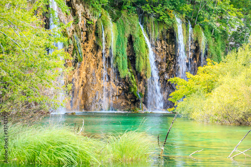 Waterfalls in Plitvice Lakes National Park