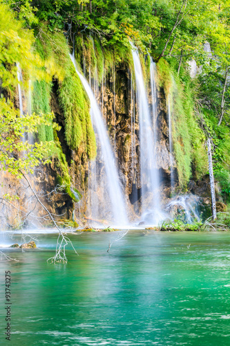 Waterfalls in Plitvice Lakes National Park © eunikas
