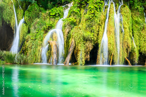 Waterfalls in Plitvice Lakes National Park