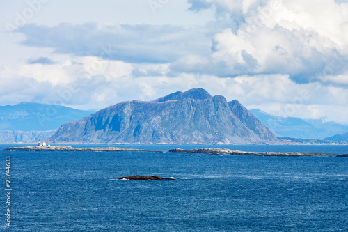 Norwegian coast from the sea