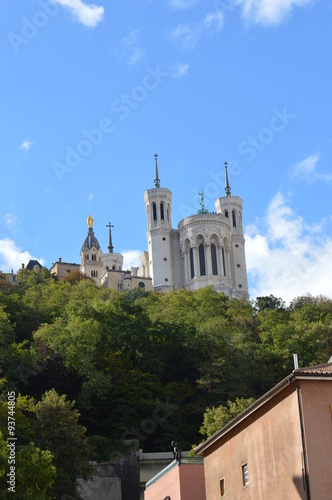 Obraz na płótnie Notre dame de fourvière w salonie