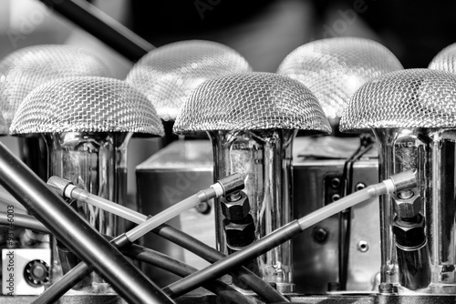 Photos Detail of a vintage engine