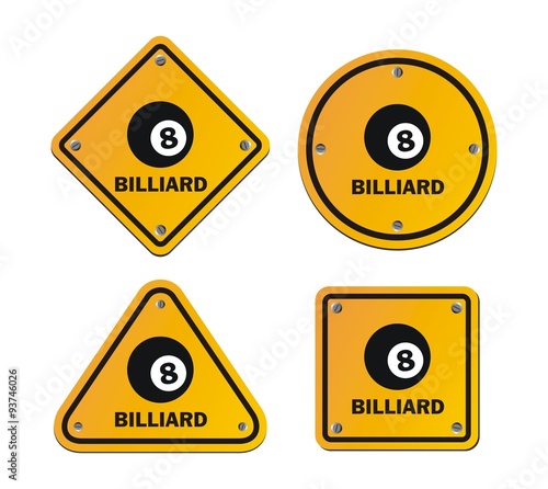 billiard signs