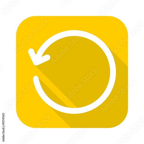 Refresh icon with long shadow