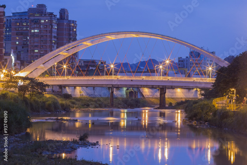 An arch bridge at Taipei city, Taiwan