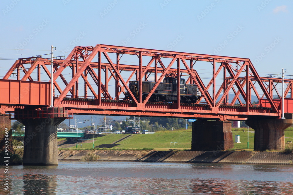 Obraz premium 高瀬川鉄橋