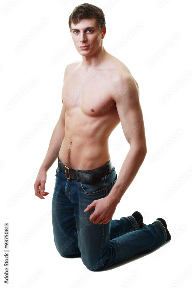 Fototapeta premium on a knee