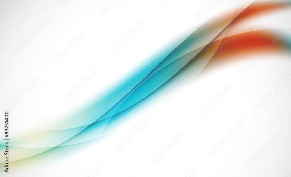 Naklejka premium Colorful wave line, abstract background with light and shadow