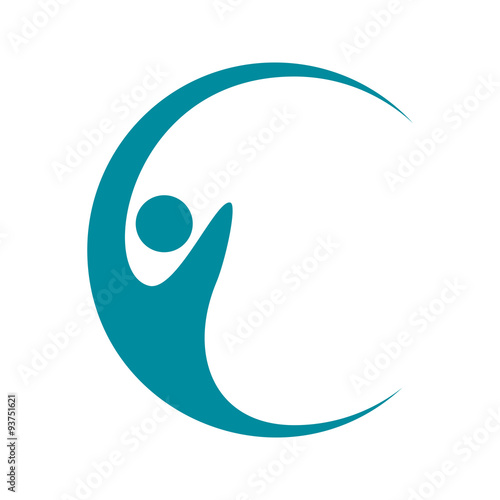 Initial C Swooshy Symbol