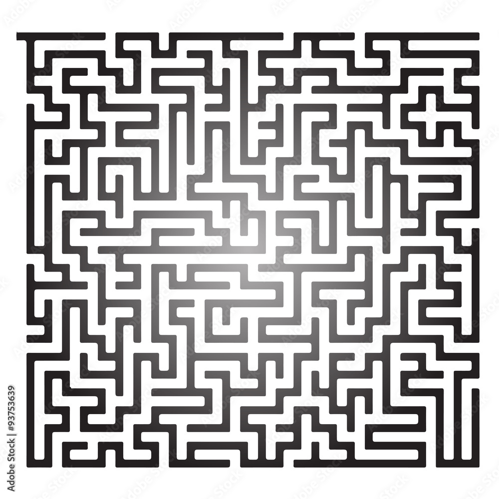 Labyrinth Isolated on White Background Labyrinth Isolated on White Background