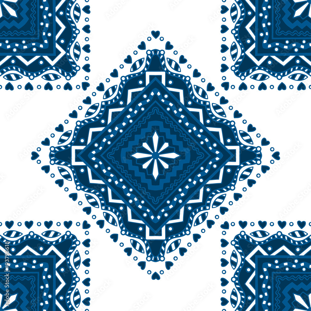 Blue pattern Blue pattern