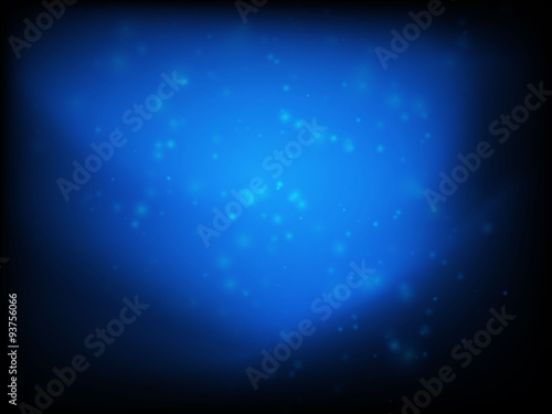 Abstract blue circular bokeh background