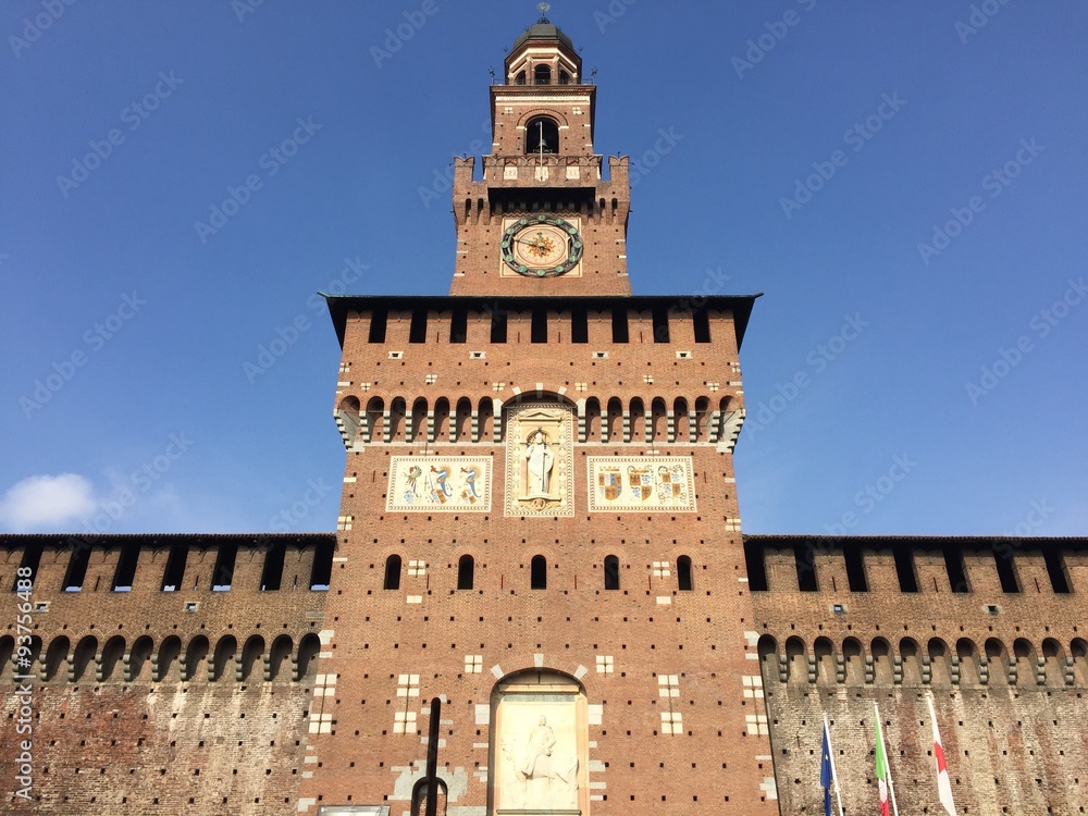 Il Castello Sforzesco a Milano