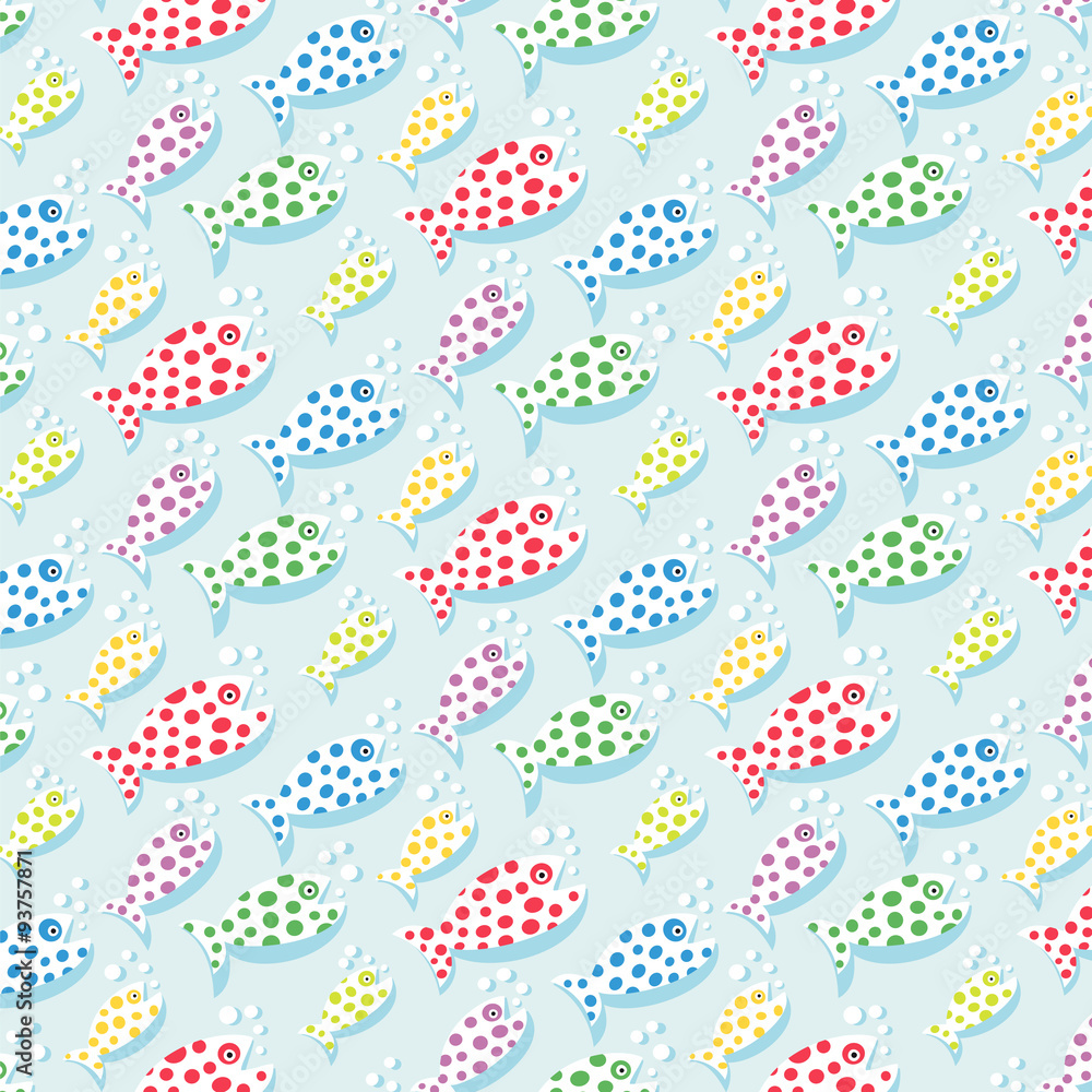 seamless pattern background with fish seamless pattern background with fish