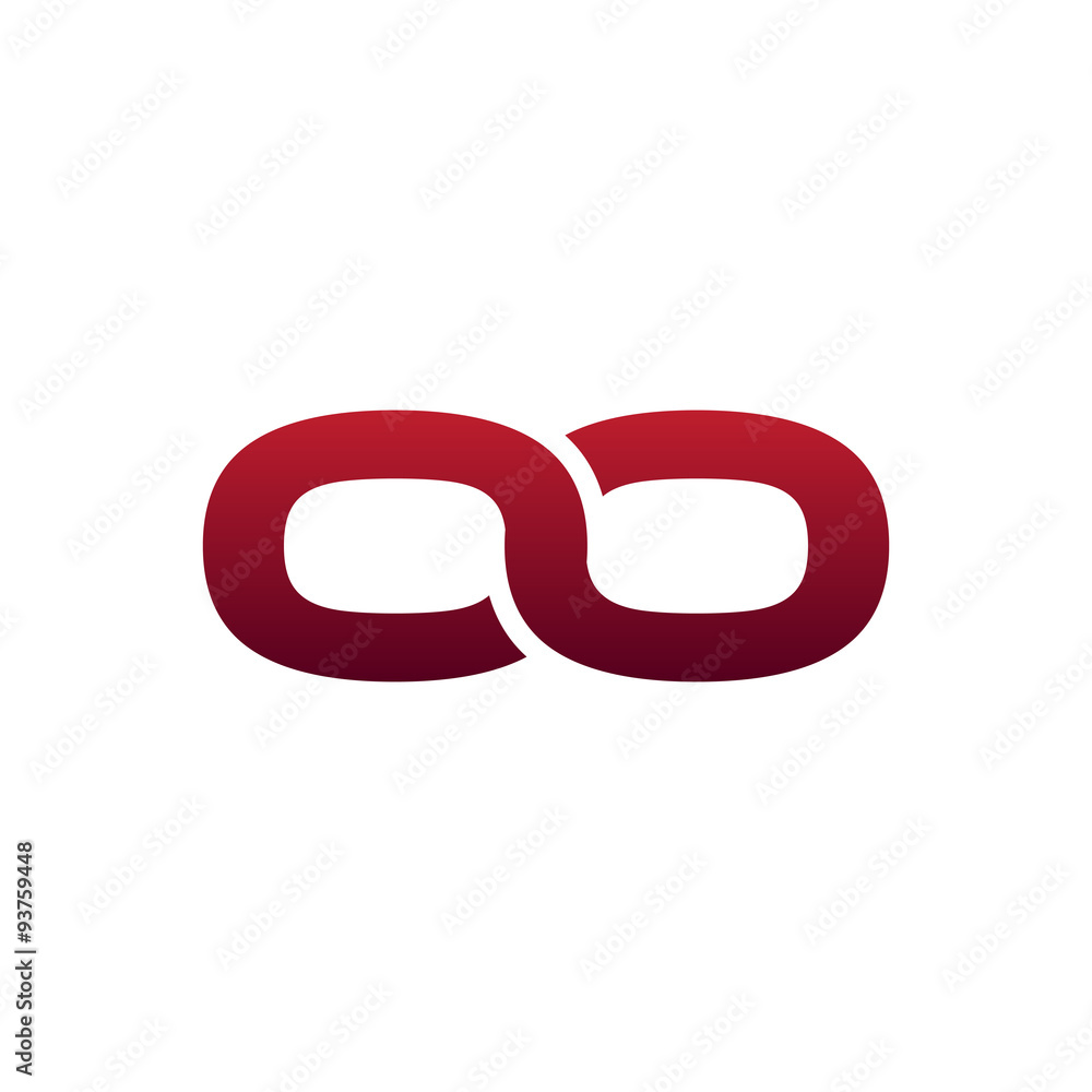 Modern Initial Logo OO Modern Initial Logo OO