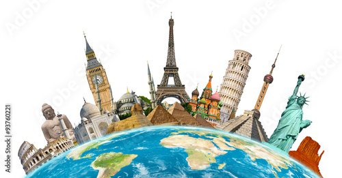 Famous monuments of the world #93760221