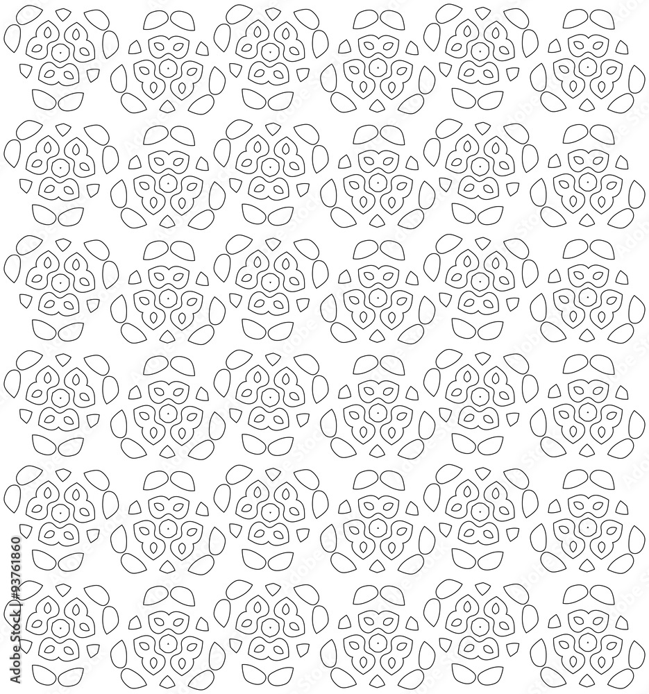 Abstract flowers pattern Abstract flowers pattern
