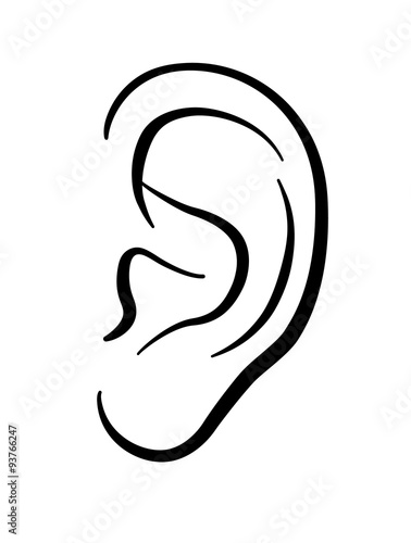 Ear - Vector Illustration